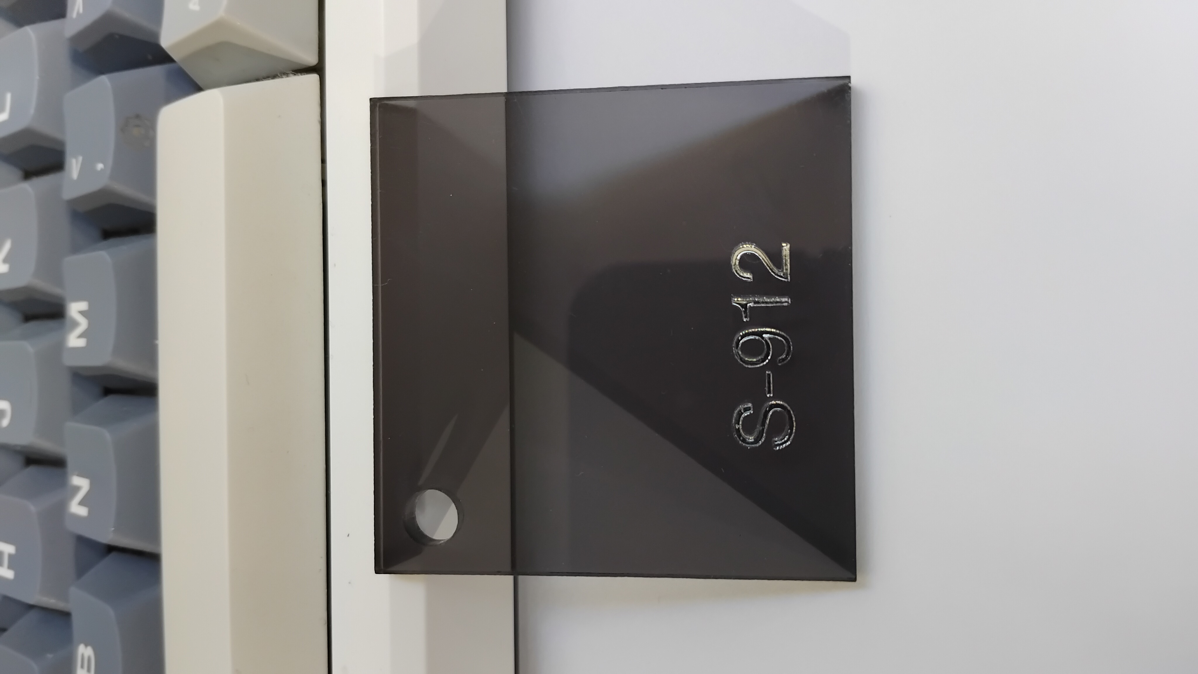 Transparent Black Acrylic