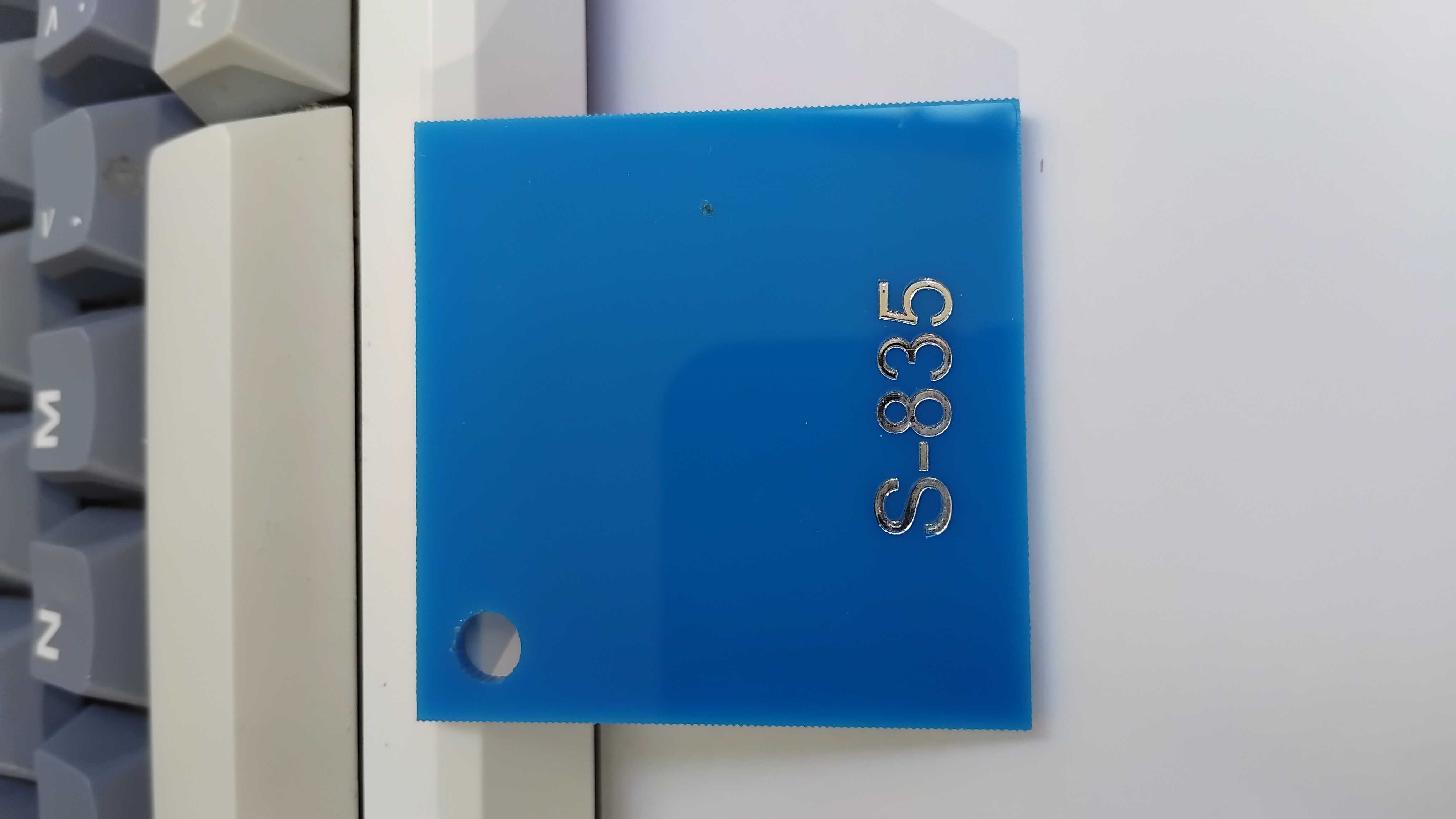 Solid Light Blue Acrylic