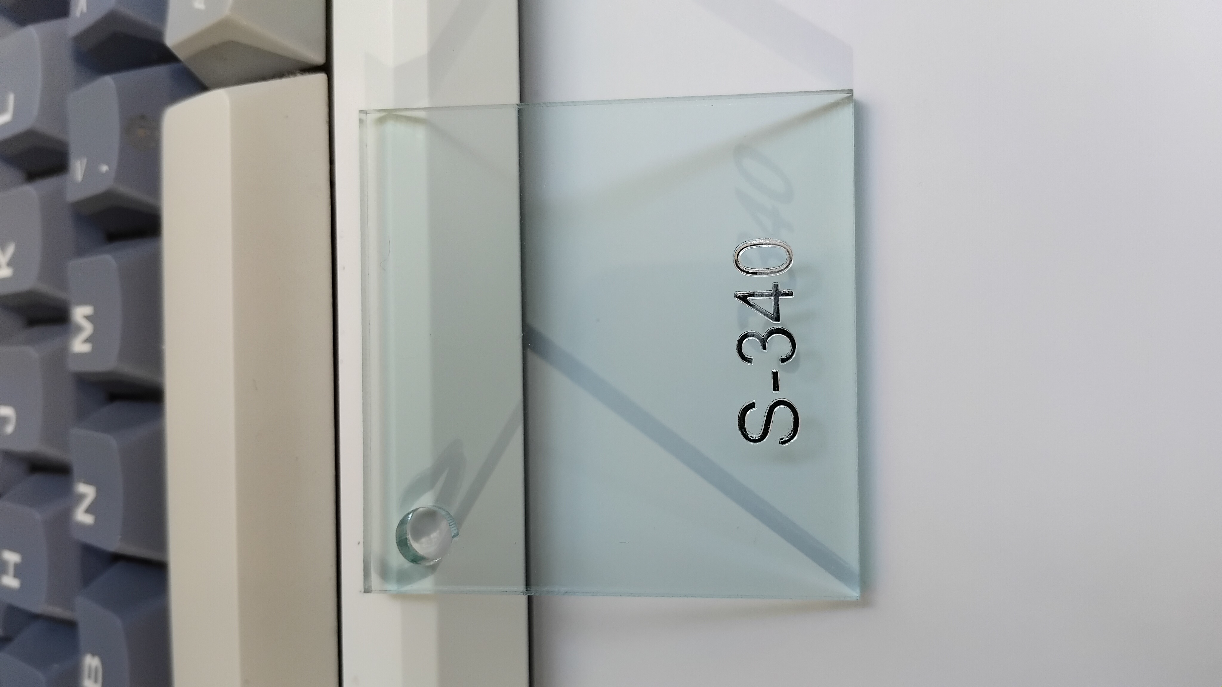 Transparent Light Blue Acrylic