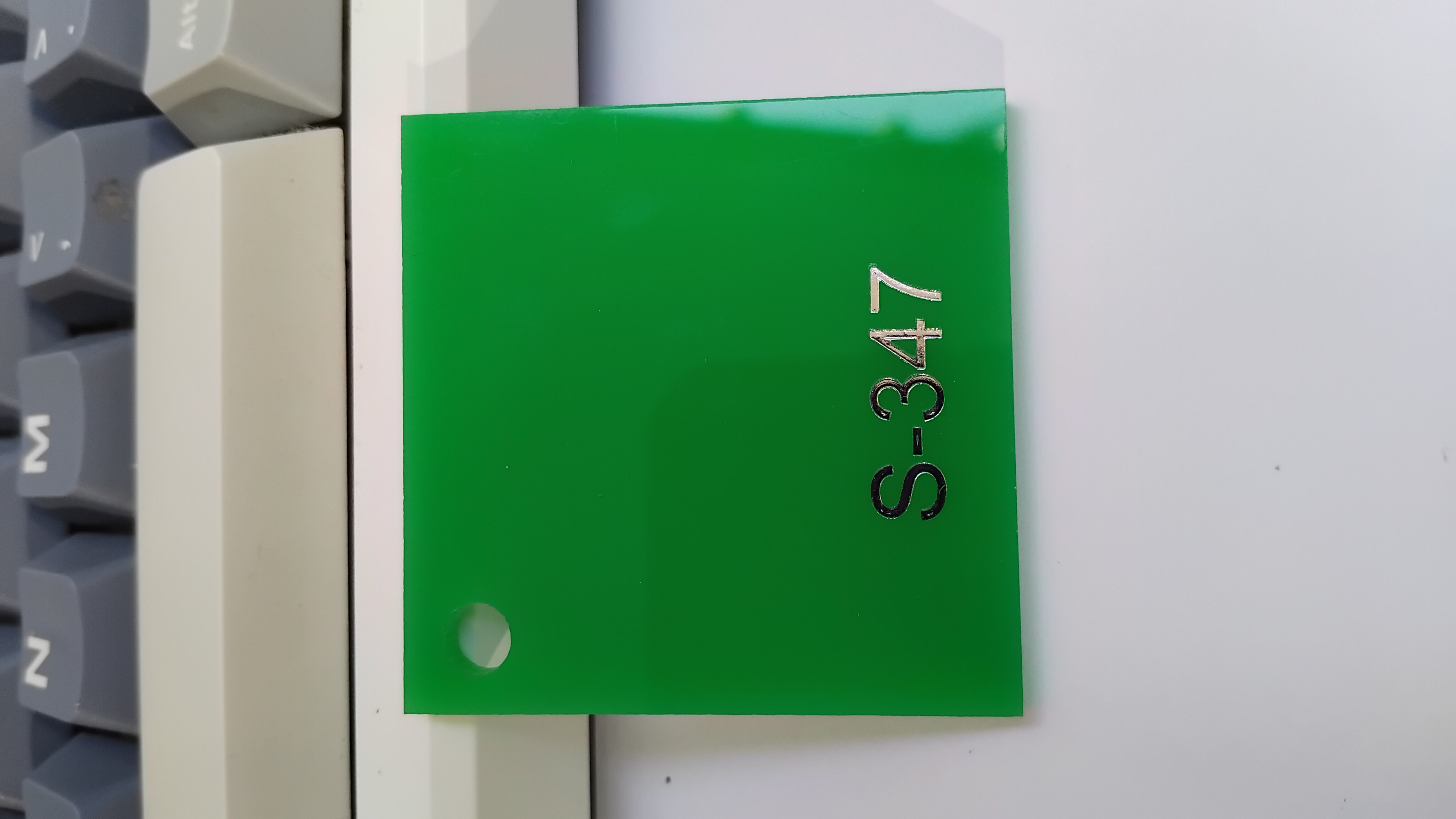 Solid Light Green Acrylic