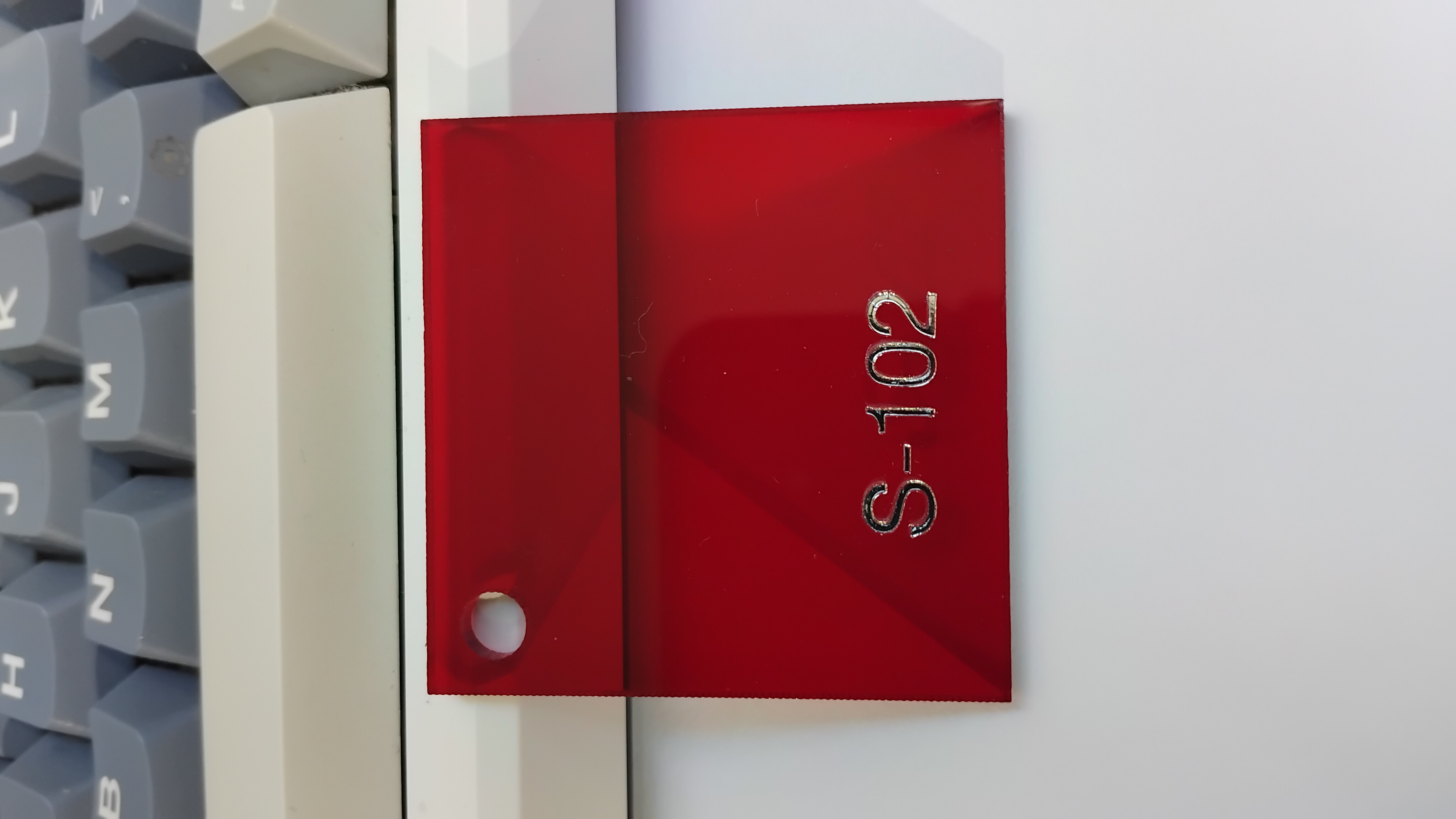 Transparent Red Acrylic