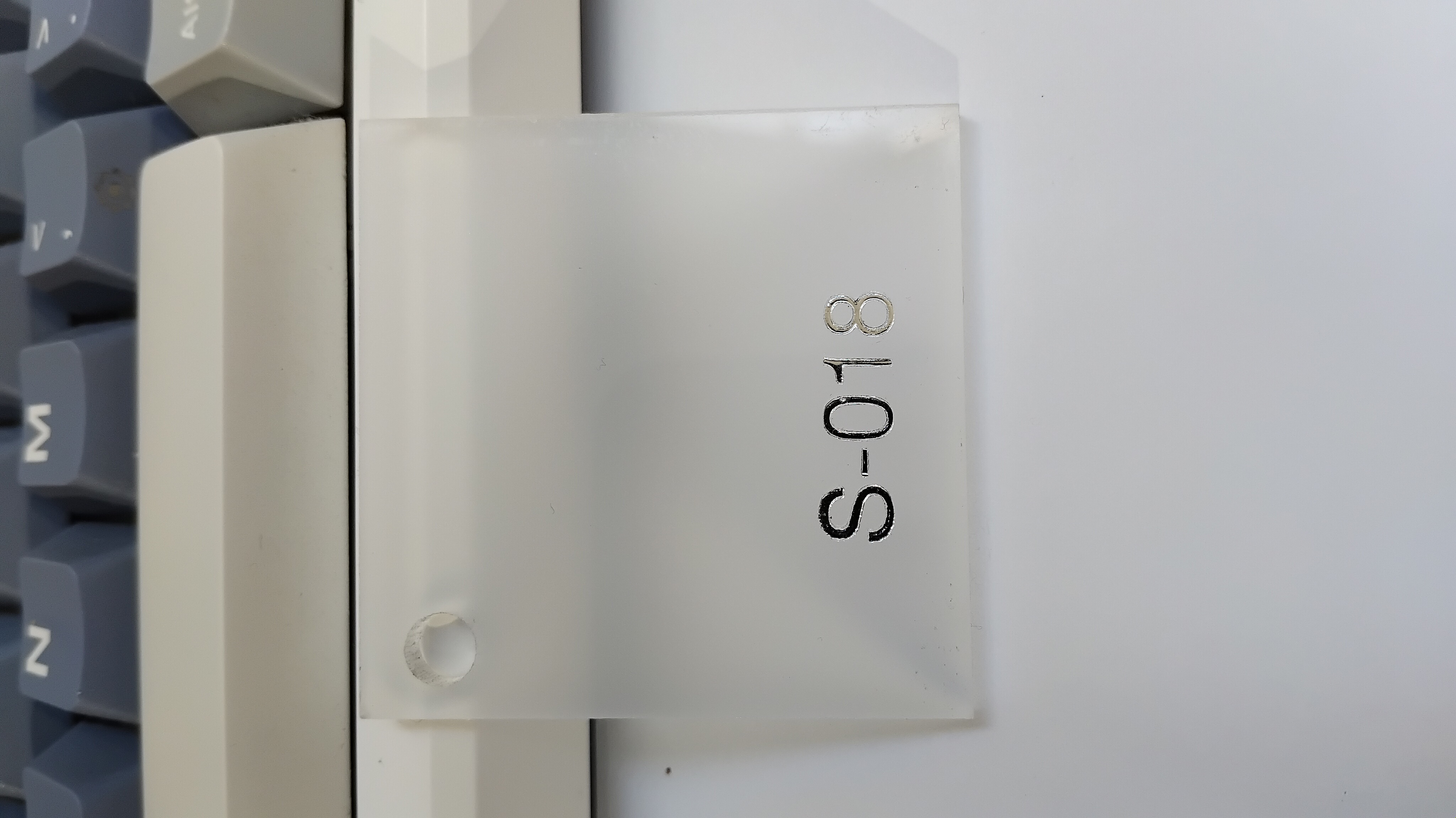 Blurry White Acrylic